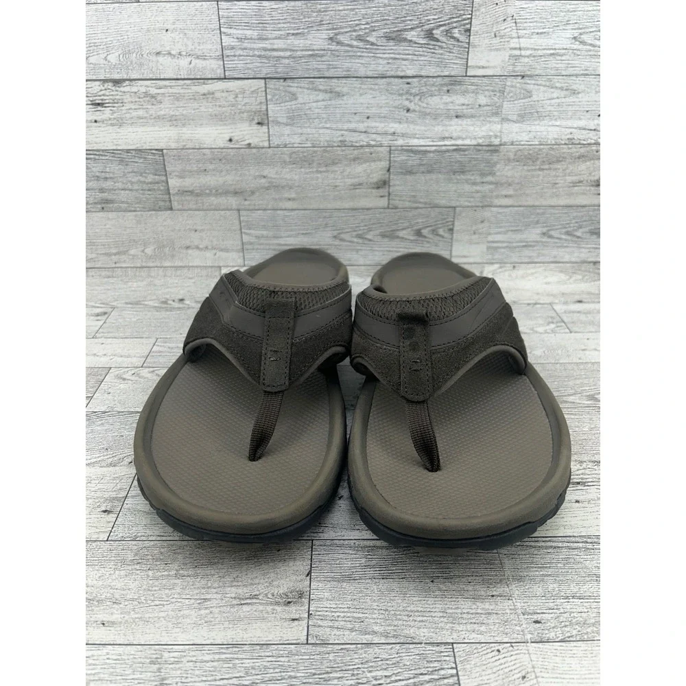 Teva Katavi 2‎ Men Thong Sandals Brown Suede Hiking Flip Flops 1002432 Size 14